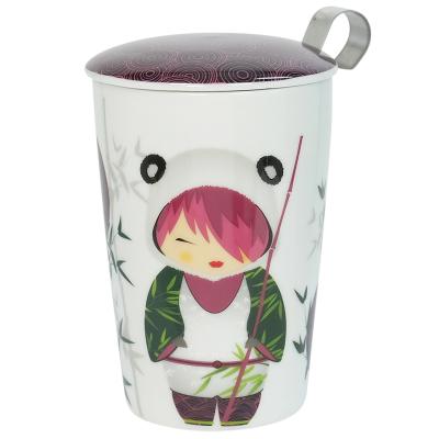 Taza t�rmica filtro infusor y tapa Panda 350 ml