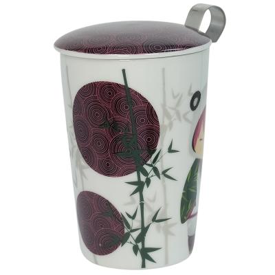 Taza t�rmica filtro infusor y tapa Panda 350 ml