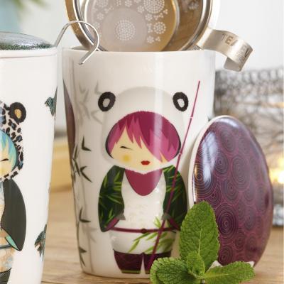 Taza t�rmica filtro infusor y tapa Panda 350 ml
