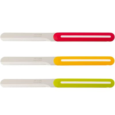 3 cuchillos sierra redondo Arcos 3 colores