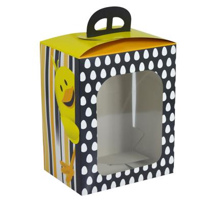 Caja para figuras mona pascua Pollito 14x20x25 cm