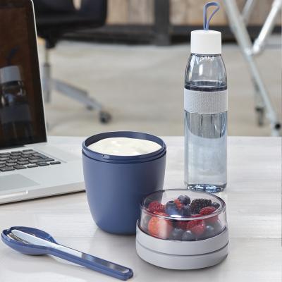 Juego 3 cubiertos acero inox con funda