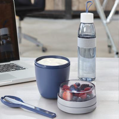 Juego 3 cubiertos acero inox con funda