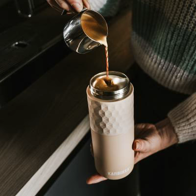 Termo acero Etna grip Kambukka 500 ml Barely Beige