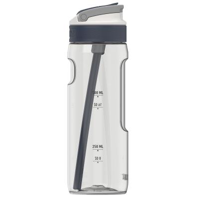 Botella de agua con pajita Lagoon 750 ml Clear