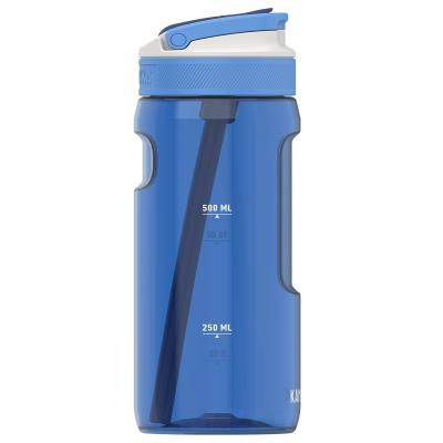Botella de agua con pajita Lagoon 750 ml Blue