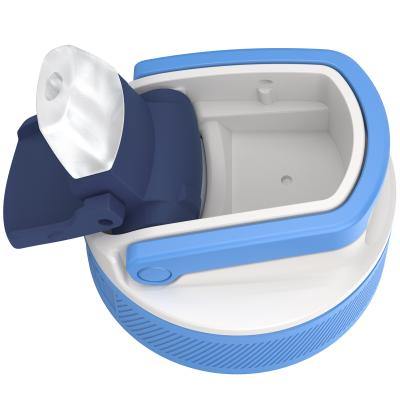 Botella de agua con pajita Lagoon 750 ml Blue