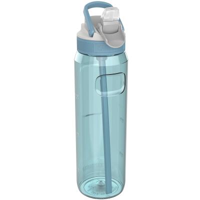 Botella de agua con pajita Lagoon 1000 ml Blue