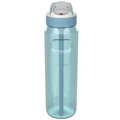 Botella de agua con pajita Lagoon 1000 ml Blue