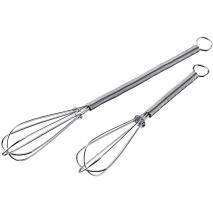 2 mini batidores vinagretas, huevo 15-20 cm