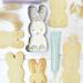 Cortador galletas y stencil Conejo