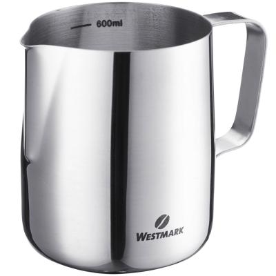 Lechera acero con asa