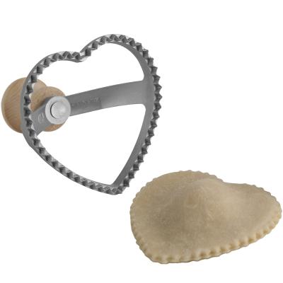 Cortador de raviolis aluminio coraz�n 8,5 cm