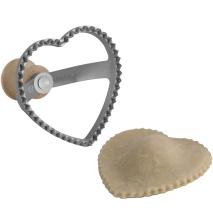 Cortador de raviolis aluminio corazn 8,5 cm