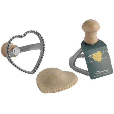 Cortador de raviolis aluminio coraz�n 8,5 cm