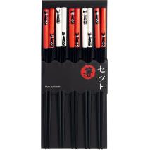5 parells bastonets japonesos gat negre