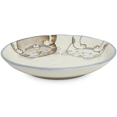 Plato 3 gatos japo 19,5 cm