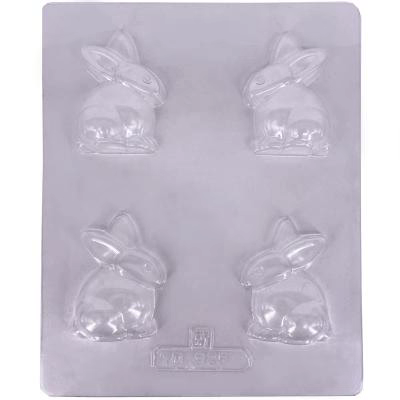 Molde Mona Pascua chocolate Conejo x4