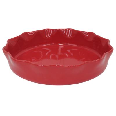 Molde cermica Pie dish ondulado