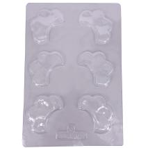 Molde Mona Pascua chocolate Corona para Huevo x6