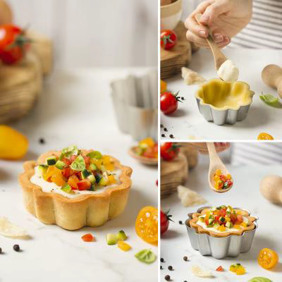 Molde demontable Quiche o Tarta Design 8 cm