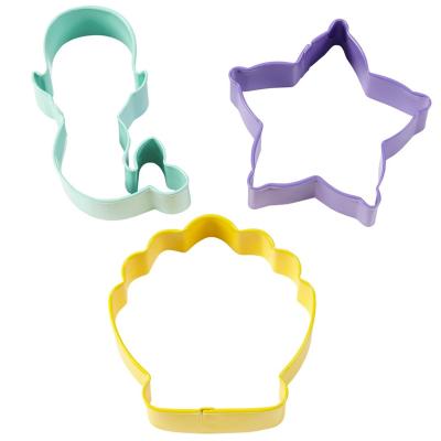 Set 3 Cortadores galletas Animales marinos