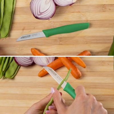 Cuchillo pelador Arcos b�sico 8 cm verde