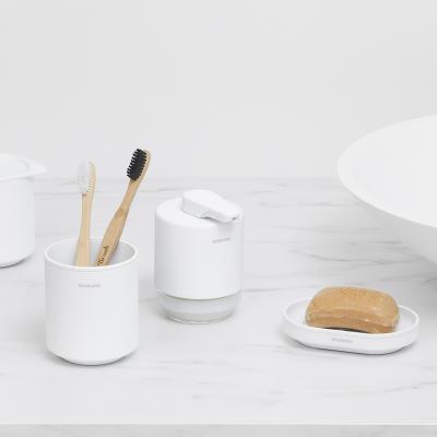 Jabonera Mindset Mineral blanco
