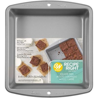 Molde met�lico Brownie Wilton 20x20