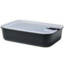 Plato hondo para horno cristal con tapa 21 cm