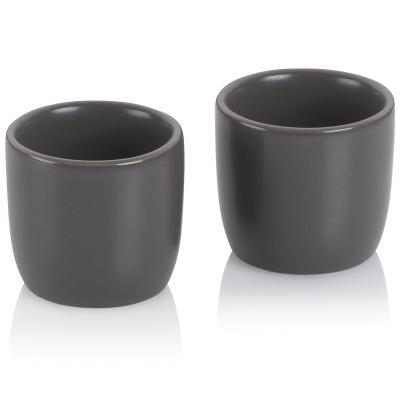 2x soporte huevo duro egg cup porcelana