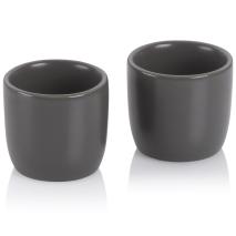 2x soporte huevo duro egg cup porcelana