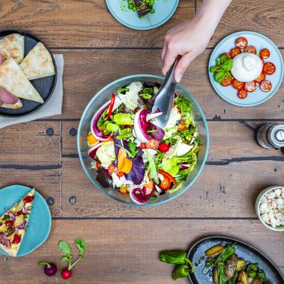 Escurridor centr�fuga lechuga ensalada Oxo tapa plana