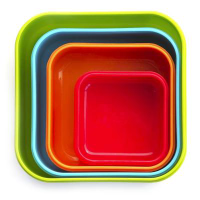 Set 4 fiambreras snack Granja