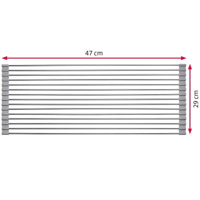 Escurridor reja goteo enrollable 29x47 cm