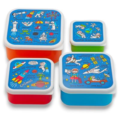 Set 4 fiambreras snack Espacio