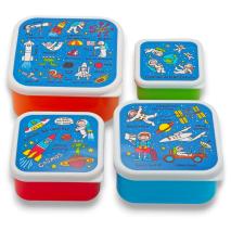 Set 4 fiambreras snack Espacio