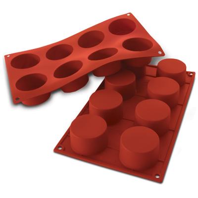 Molde silicona Cilindros 6 cm