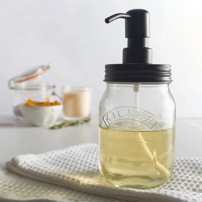 Dispensador jab�n Kilner cristal