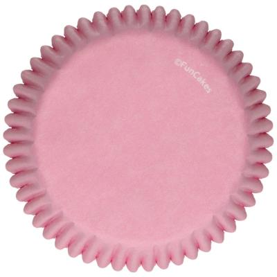 Papel cupcakes x48 rosa claro