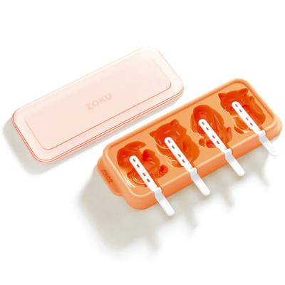 Molde 4 helados Perros y Gatos Zoku