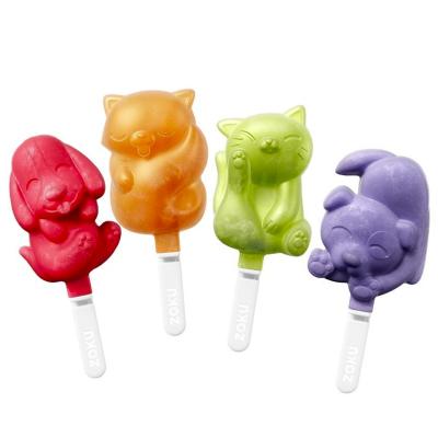 Molde 4 helados Perros y Gatos Zoku