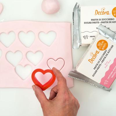 Set 4 cortadores galletas Corazones tama�os