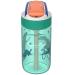 Botella de agua con pajita Lagoon 400 ml Dino