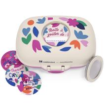 Fiambrera Monbento Snack Catimini cream