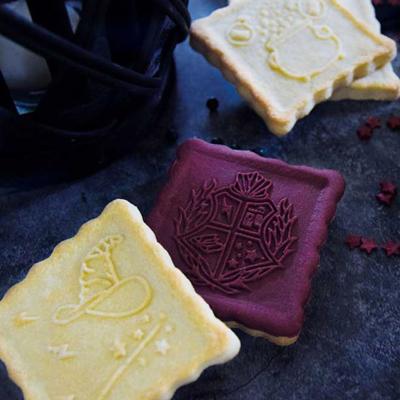 Cortador galletas y sello de madera Bruja