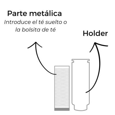 Infusor de t porttil orqudea