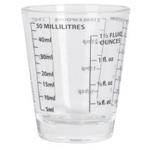 Mini vaso medidor cristal 50 ml