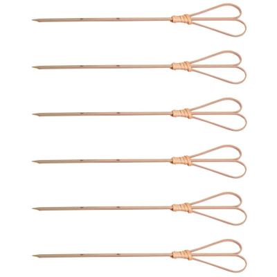 Brocheta Cuore natural 18 cm x100
