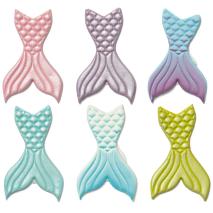 Set 6 decoraciones de az�car Sirena